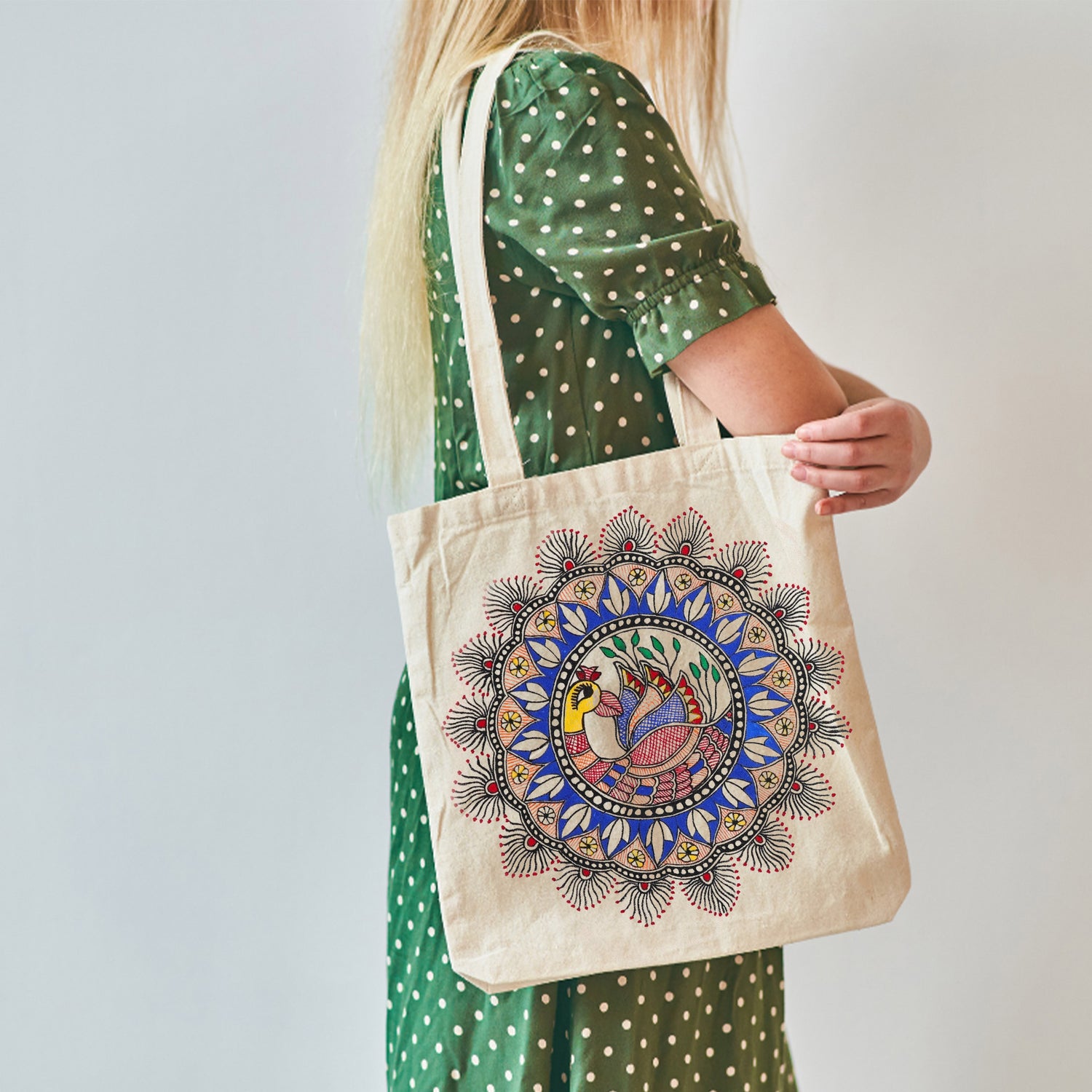 Authentic Handpainted Madhubani Tote bags 