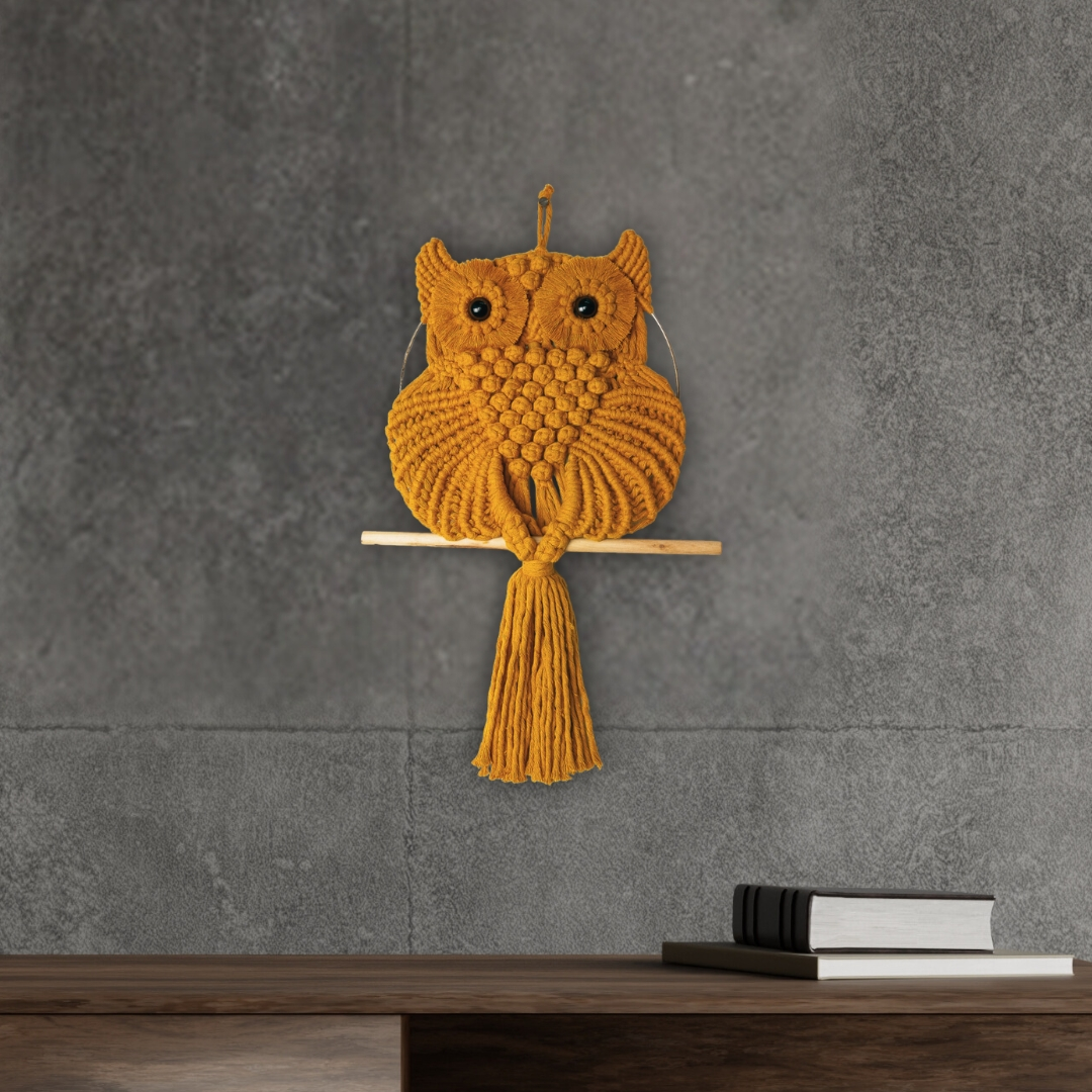 macrame owl | owl wall hanging | Macrame Owl wall hanging