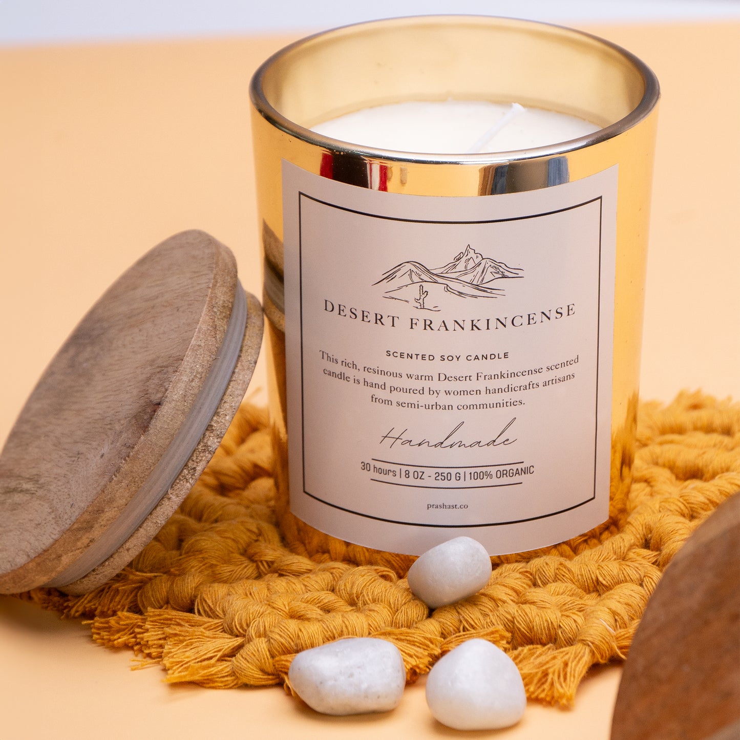 Scented Candle :: Frankincense Scented Wax Candle.