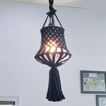 Macrame Ceiling Hanging Decoration | Macrame Lamp