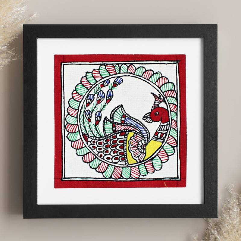 Madhubani Handmade Painting | Framed | Keki