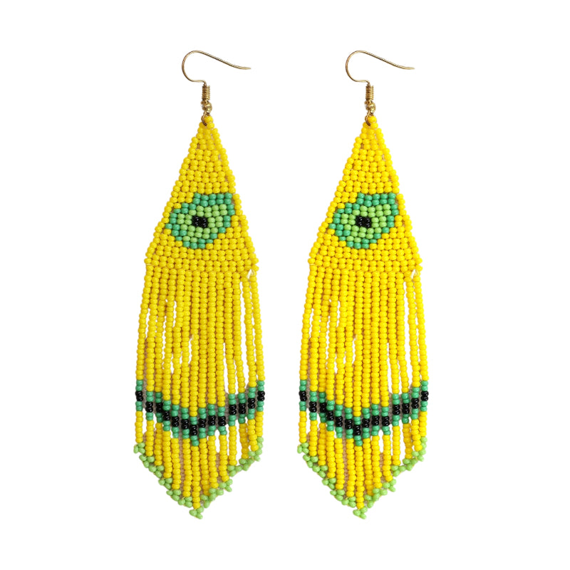 Avocado dangling earring