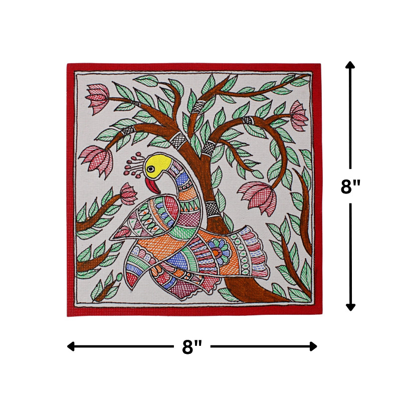 Madhubani Handmade Painting | Framed | Mayur Utsav