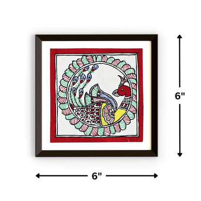 Madhubani Handmade Painting | Framed | Keki