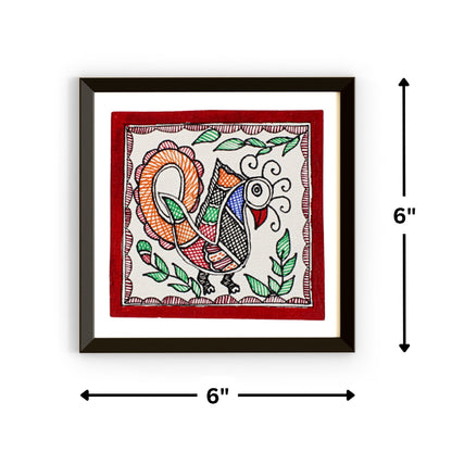 Madhubani Handmade Painting | Framed| Sarang