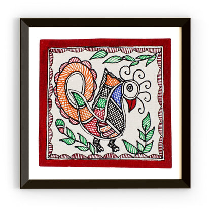 Madhubani Handmade Painting | Framed| Sarang