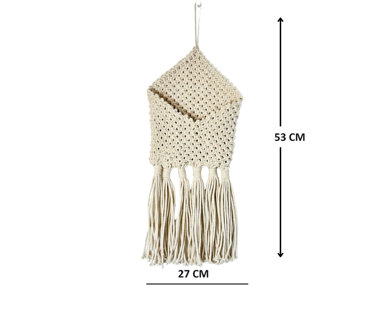 Macrame Wall Hanging Pocket | Macrame Wall Organizer