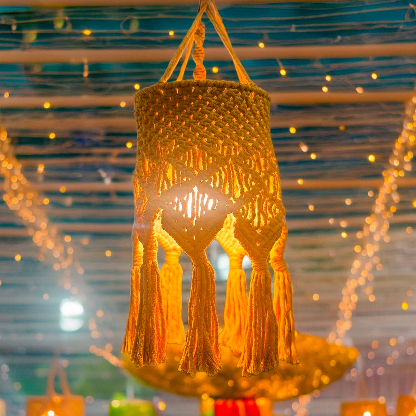 Diwali Hanging Decoration | Boho Chandelier | Diwali Lantern