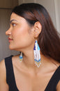 Hues of Blue dangling earrings