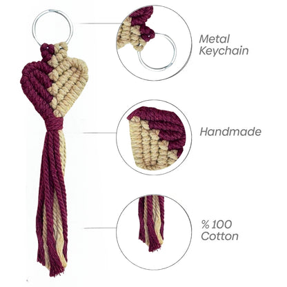 handmade Keychain macrame keychain