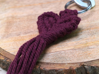 Macrame Keychain | Love Knot | Handmade Keychains