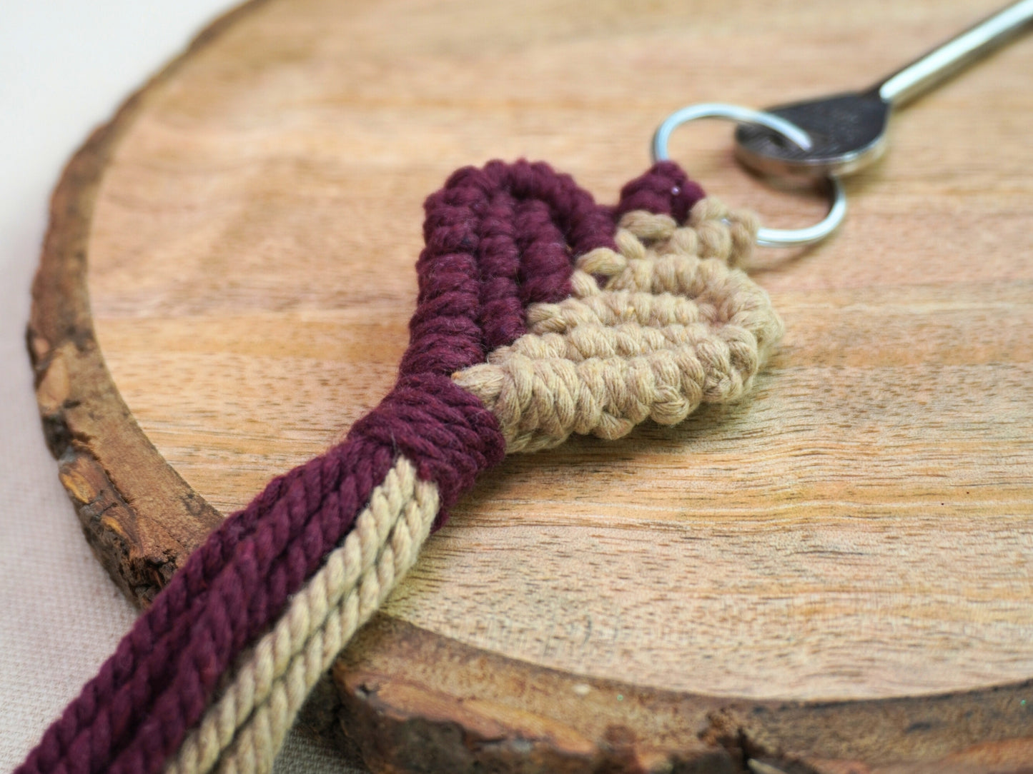 Handmade Macrame Keychains | Love Note