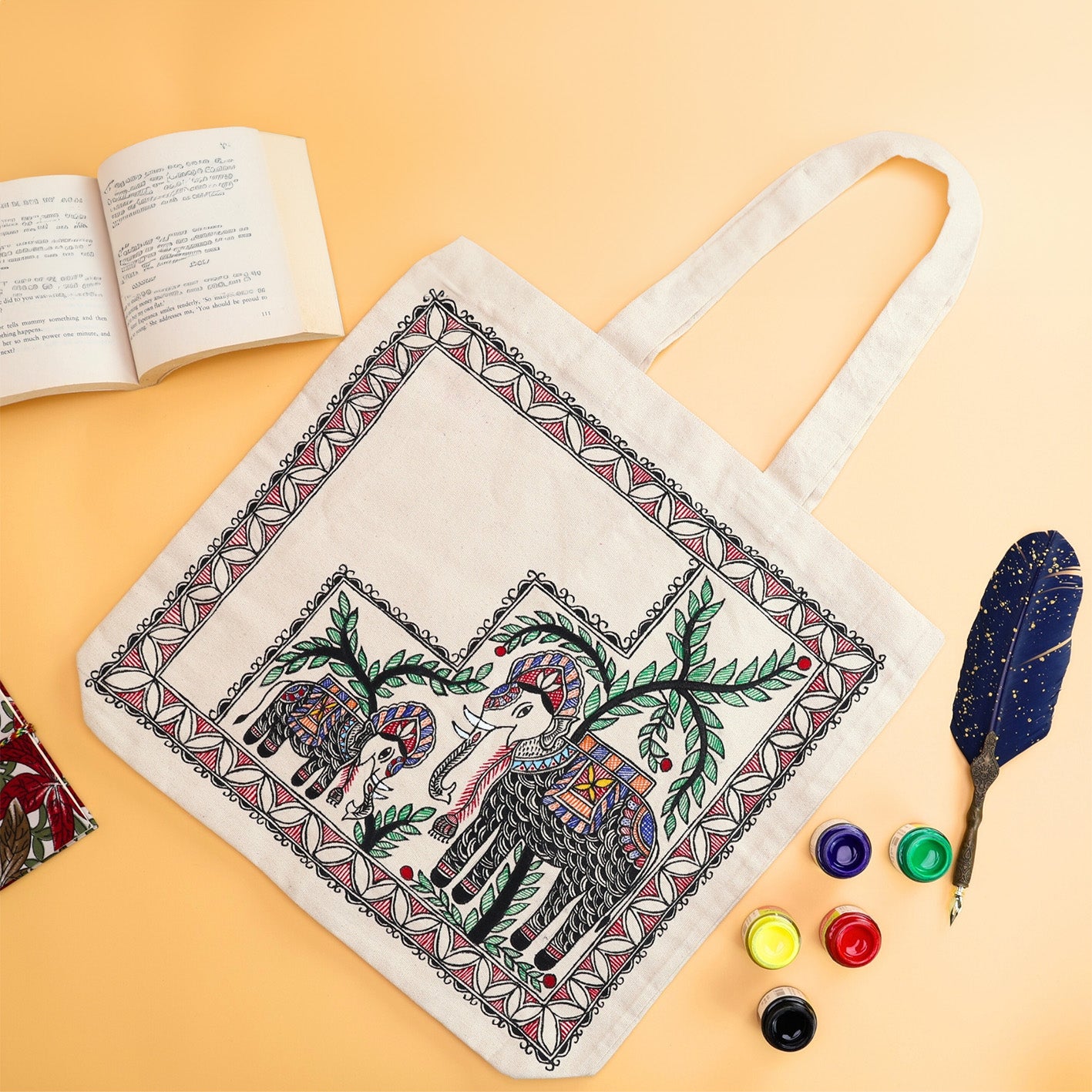 Handmade Madhubani Tote bags | Gajh Van