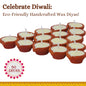 Mud Diya Set Of 50 | Wax Diya | Diya Candle