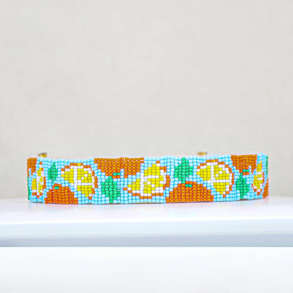 Tangerine Bracelet Set | Colorful Bracelet | Colorful Beaded Bracelet | Beaded Bracelets for women.