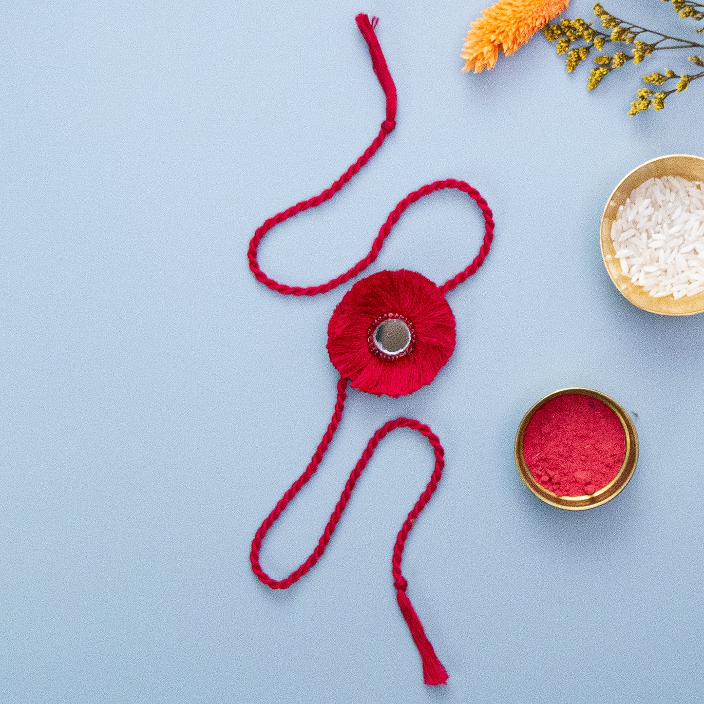 Bhaiya Bhabhi Mutlicolor Lumba Rakhi Set